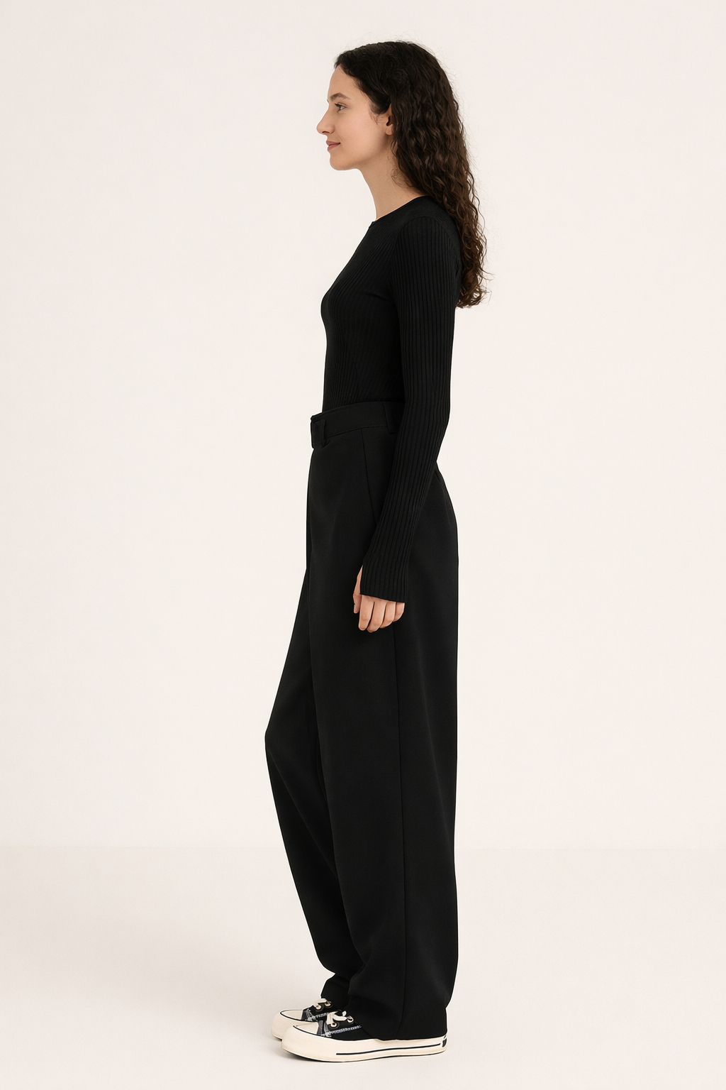 Women’s Draped Asymmetrical Statement Pants