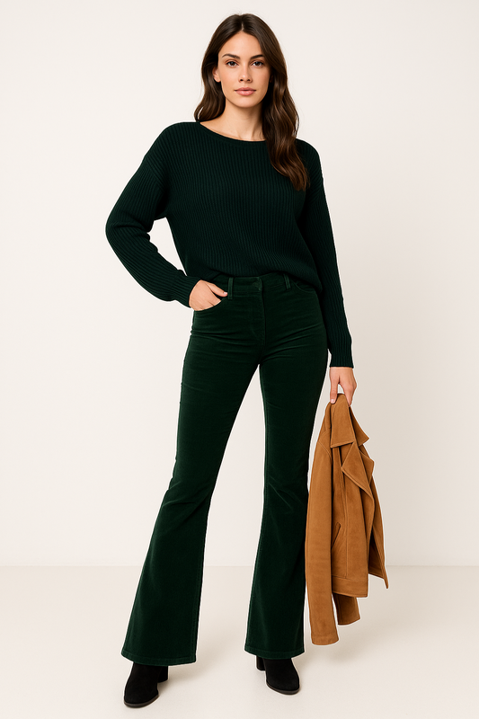 Women’s High-Rise Flare Leg Pants